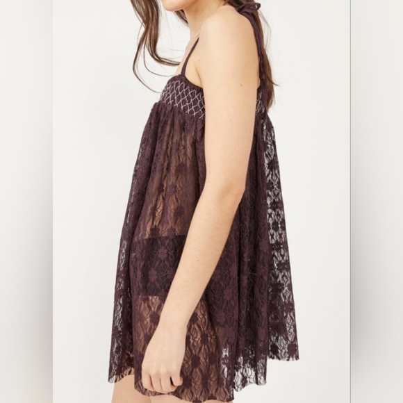 Free People - FP Intimately Rule the World Lace Romper, size XL, NWT - Picture 2 of 7
